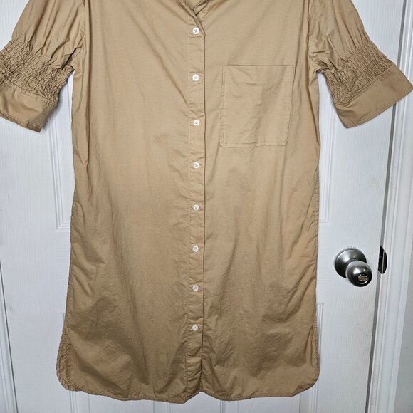Calypso Shirt Dress in Beige small to medium - Picture 4 of 13